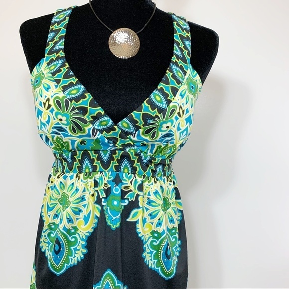 INC Rhinestone Embellished Polyester Spandex Blend Knee Length Halter Dress P - Picture 3 of 9